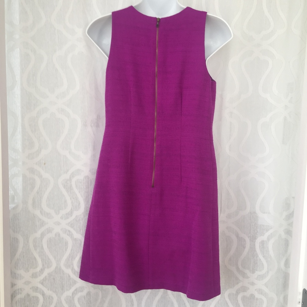 Sold - Ann Taylor LOFT Purple Shift Dress - Picture 4 of 8